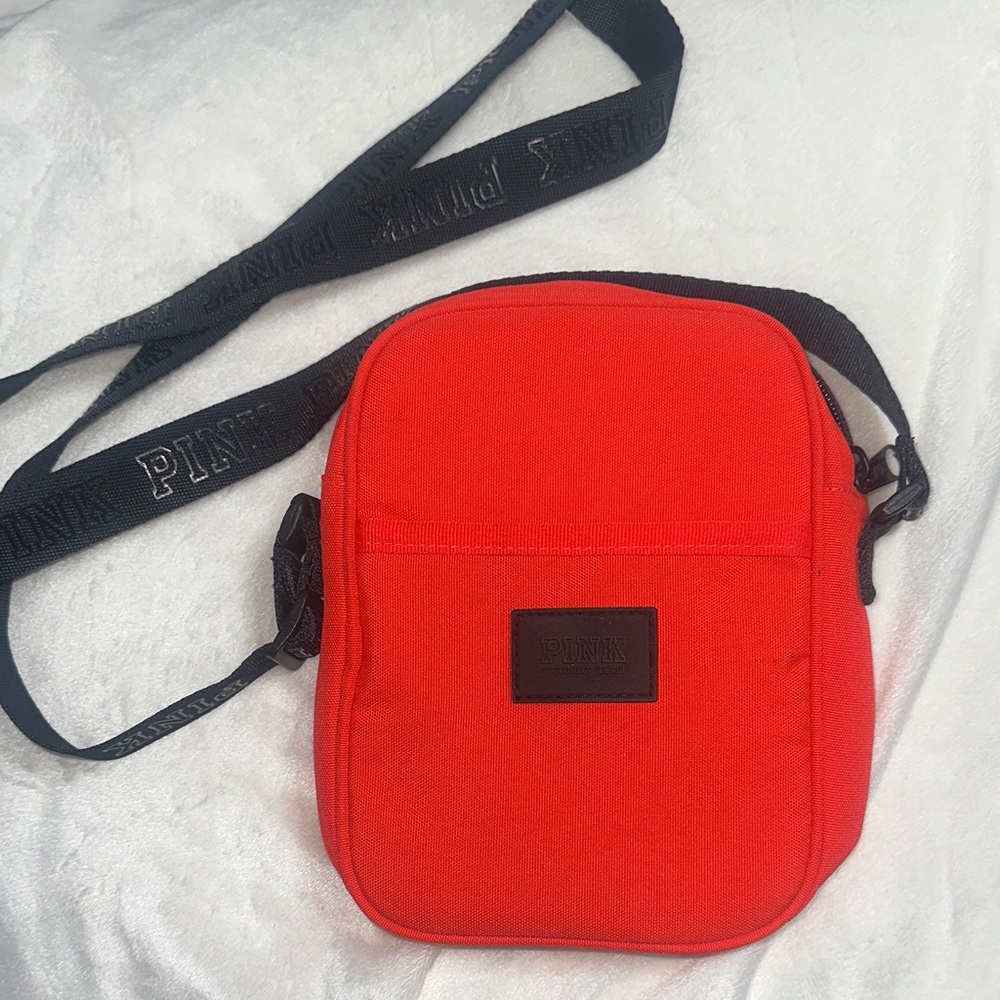 PINK Victoria's Secret Red Messenger Bag